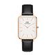 Daniel Wellington DW 手錶 Quadro Pressed Sheffield 29X36.5 經典黑真皮皮革大方錶 DW00100450 product thumbnail 3