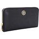 TORY BURCH Robinson 防刮牛皮拉鍊長夾(黑色) product thumbnail 2