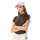【Lynx Golf】首爾高桿風格！女款合身版吸溼排汗前後跳色配布造型後開拉鍊設計短袖POLO衫/高爾夫球衫(二色) product thumbnail 13