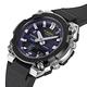 CASIO 卡西歐 G-SHOCK G-STEEL 纖薄 太陽能智慧藍芽雙顯錶-藍 GST-B600A-1A6 product thumbnail 4