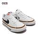 Nike 休閒鞋 Court Legacy PSV 童鞋 中童 小朋友 白 黑 咖啡 魔鬼氈 復古 4-7歲 DA5381-102 product thumbnail 7