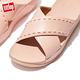 【FitFlop】LULU RUBBER-STUD LEATHER CROSS SLIDES 縫線造型交叉帶涼鞋(玫瑰鹽) product thumbnail 5