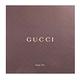 GUCCI SU LION 藍紅藍圖騰GG LOGO紋絲綢混羊駝披肩圍巾(藍灰) product thumbnail 8