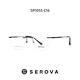 SEROVA 輕盈鈦系列 舒適無框光學眼鏡 張藝興配戴款/共5色#SP1055 product thumbnail 6