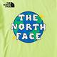The North Face北面男款綠色俏皮地球印花短袖T恤｜7WDZHDD product thumbnail 6