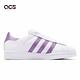 adidas 休閒鞋 Superstar 低筒 運動 女鞋 愛迪達 經典款 貝殼頭 球鞋 穿搭 白 紫 EE9152 product thumbnail 3