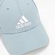 Adidas BBALL CAP COT [HD7234] 棒球帽 老帽 經典 斜紋布 運動 訓練 休閒 遮陽 灰藍 白 product thumbnail 6