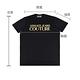 VERSACE JEANS COUTURE金蔥字母LOGO設計純棉短袖T恤(男款/黑) product thumbnail 7