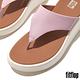 【FitFlop】F-MODE 皮革厚底夾脚涼鞋-女(紫丁香色) product thumbnail 5