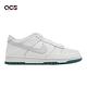 Nike Dunk Low GS 大童鞋 女鞋 白 莫藍迪綠 White Grey Teal FD9911-101 product thumbnail 6