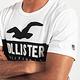 海鷗 Hollister HCO 經典電繡文字大海鷗短袖T恤-白黑拼色 product thumbnail 2