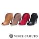 VINCE CAMUTO-真皮V字切口露趾高跟踝靴-絨灰 product thumbnail 7