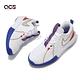 Nike 籃球鞋 GT Cut 3 SE GS All-Star 大童 女鞋 白 紅 藍 氣墊 FJ7012-100 product thumbnail 8