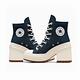 CONVERSE CHUCK 70 DE LUXE HEEL HI 高筒 休閒鞋 高跟鞋 厚底鞋 男鞋 女鞋 藍色-A07565C product thumbnail 5