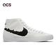 Nike 滑板鞋 SB Blazer Court Mid PRM 男鞋 白 高筒 麂皮 帆布 休閒鞋 DM8553-100 product thumbnail 4