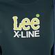 【X-LINE】Lee 女款 撞色Logo長袖圓領大學T/厚T 深綠 product thumbnail 9