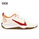 Nike 排球鞋 Omni Multi-Court GS 大童鞋 女鞋 白 紅 橘 羽球 桌球 FD4630-161 product thumbnail 6