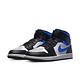 NIKE Air Jordan 1 Mid  男籃球鞋-黑藍-554724140 product thumbnail 2