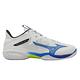 Mizuno 羽球鞋 Wave Claw NEO 2 寬楦 男鞋 白 藍 桌球鞋 室內運動 回彈 美津濃 71GA2270-26 product thumbnail 6