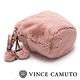 VINCE CAMUTO 絨毛小巧斜肩包-粉色 product thumbnail 6