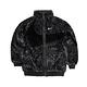 Nike 外套 NSW Swoosh Jacket 男款 禦寒佳選 人造毛皮 豹紋 大勾勾 黑 灰 DH6685-011 product thumbnail 2