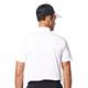 【Lynx Golf】男款吸濕排汗抗UV機能素面漸層品牌字樣印花短袖立領POLO衫/高爾夫球衫-白色 product thumbnail 4