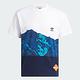 Adidas Sky Mntn Art T IL4731 男 短袖上衣 T恤 運動 休閒 山脈印花 棉質 舒適 白藍 product thumbnail 3
