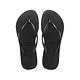 Havaianas Slim 女鞋 黑色 哈瓦仕 舒適 百搭 細帶 夾腳拖 人字拖 拖鞋 4000030-0090W product thumbnail 2