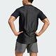 Adidas HIIT VT Tee HZ3072 男 短袖 上衣 T恤 亞洲版 運動 訓練 健身 慢跑 反光 黑 product thumbnail 3