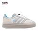 adidas x Ordinary People 休閒鞋 Gazelle Bold W 女鞋 白 藍 聯名 厚底 IH9992 product thumbnail 6