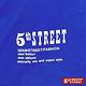 5th STREET 滑板袋花短袖T恤-男-寶藍色 product thumbnail 8