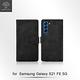 Metal-Slim Samsung Galaxy S21 FE 5G 高仿小牛皮前扣磁吸多卡位TPU站立皮套 product thumbnail 3