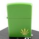 ZIPPO 美系~Marijuana Leaf-大麻葉圖案綠色烤漆打火機 product thumbnail 2