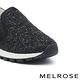 休閒鞋 MELROSE 氣質奢華珍珠拼接羊皮厚底休閒鞋－黑 product thumbnail 6