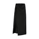 OUWEY歐薇 不規則活片圍裹式鬆緊造型褲裙(黑色；S-L)3222166620 product thumbnail 5