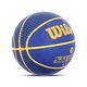 Wilson 籃球 NBA Stephen Curry 勇士隊 藍 黃 橡膠 室外球 7號球 WZ4006101XB7 product thumbnail 3
