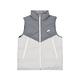 Nike 背心 Windrunner 男款 灰 白 保暖 拉鍊口袋 雙向拉鍊 立領 羽絨 風衣 外套 DV1136-084 product thumbnail 2