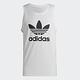 Adidas Trefoil Tank [IA4808] 男 背心 亞洲版 運動 休閒 經典 三葉草 棉質 舒適 白 product thumbnail 4