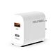 POLYWELL PD雙孔快充頭 20W Type-C+USB-A充電器 BSMI認證 product thumbnail 3