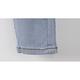 正韓 純色縫線窄管牛仔長褲 (淺藍色)-N.C21 product thumbnail 5