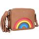 ANYA HINDMARCH Rainbow 彩虹皮革流蘇斜背包(棕色) product thumbnail 3