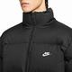 Nike 外套 NSW Club Puffer 男款 黑 白 保暖 防潑水 寬鬆 拉鍊口袋 風衣 夾克 FB7369-010 product thumbnail 7