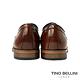 TINO BELLINI 男款牛皮極簡造型圓頭紳士鞋-咖啡 product thumbnail 5