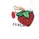 FURLA DELIZIA FRAGOLA 亮片草莓拼接造型鑰匙圈(紅色) product thumbnail 5