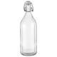 《TESCOMA》扣式密封玻璃水瓶(豎紋1L) | 水壺 product thumbnail 3
