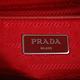 PRADA 經典三角鐵牌拉鍊尼龍斜背包(桃紅) product thumbnail 8