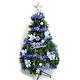 摩達客 4尺特級綠松針葉聖誕樹+藍銀色系配件組(不含燈)YS-GPT015002 product thumbnail 2