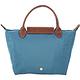 LONGCHAMP Le pliage 短提把MINI摺疊水餃包(孔雀藍) product thumbnail 5