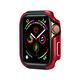 軍盾防撞 抗衝擊 Apple Watch Series SE/6/5/4 (44mm) 鋁合金雙料邊框保護殼(烈焰紅) product thumbnail 2