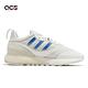 Adidas 休閒鞋 ZX 2K Boost 2.0 男鞋 奶油白 米白 藍 復古 愛迪達  GX1007 product thumbnail 3